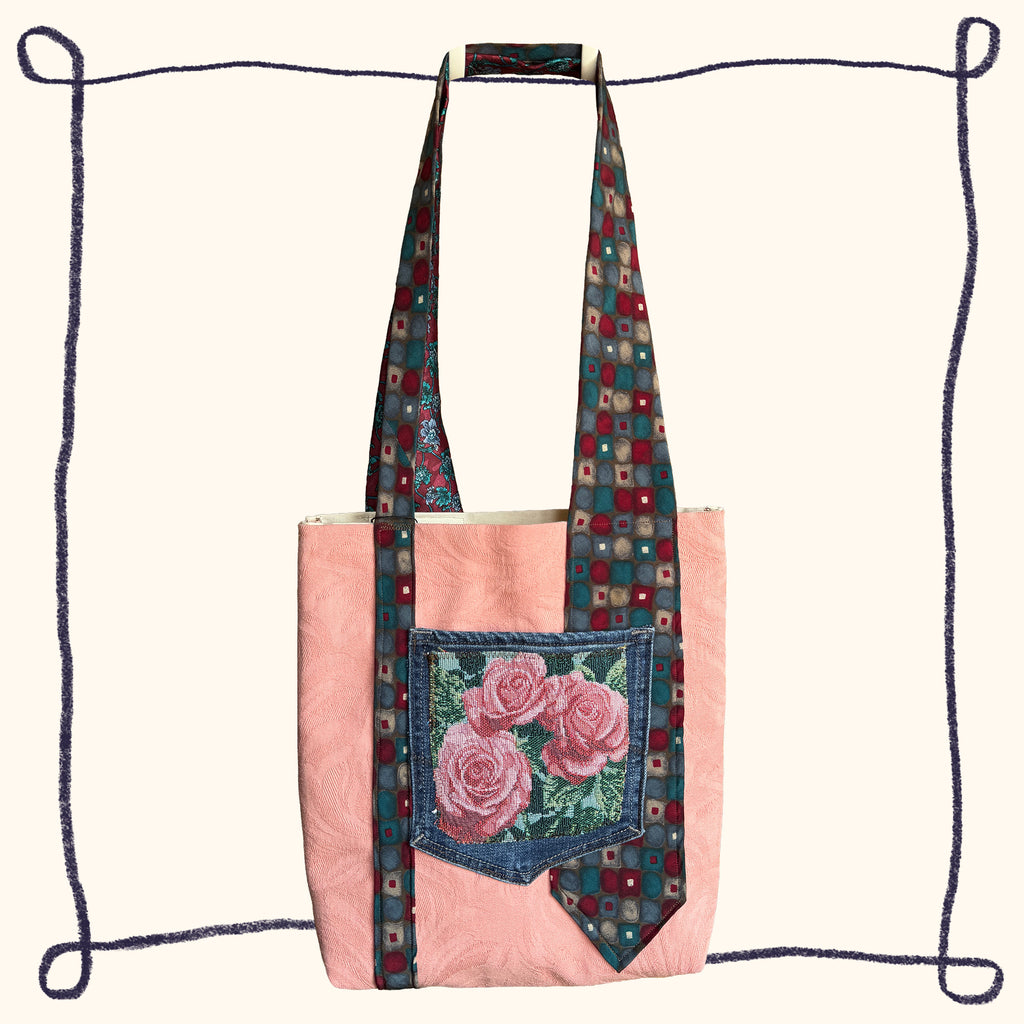 Rose & Daisies Tote Bag