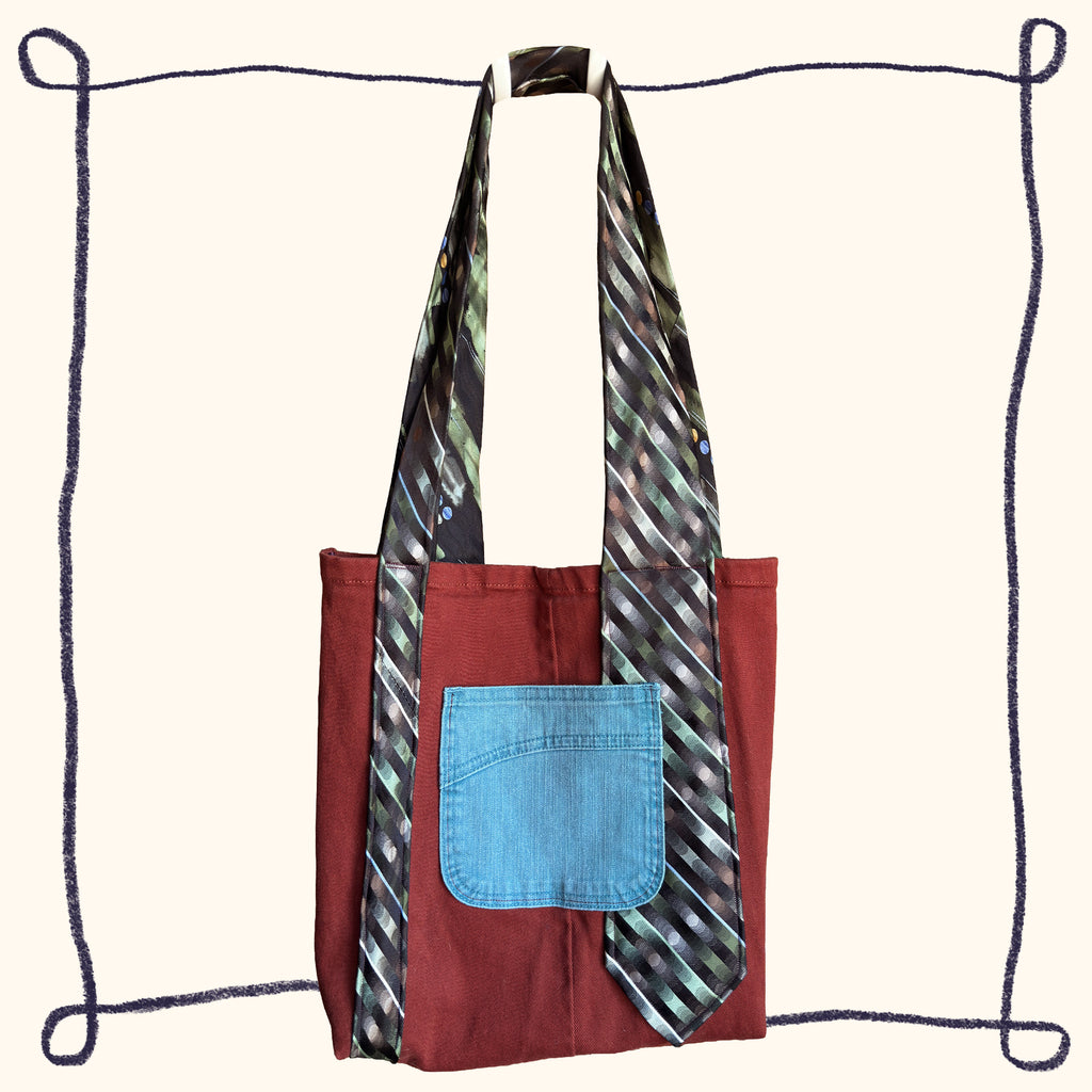 Rust Red Tote Bag