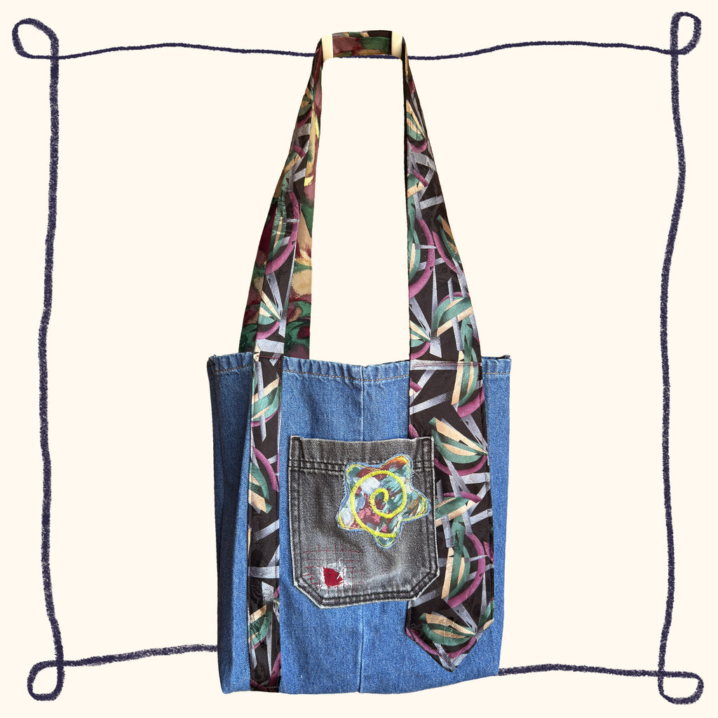 Pink Lily & Bow Tote Bag